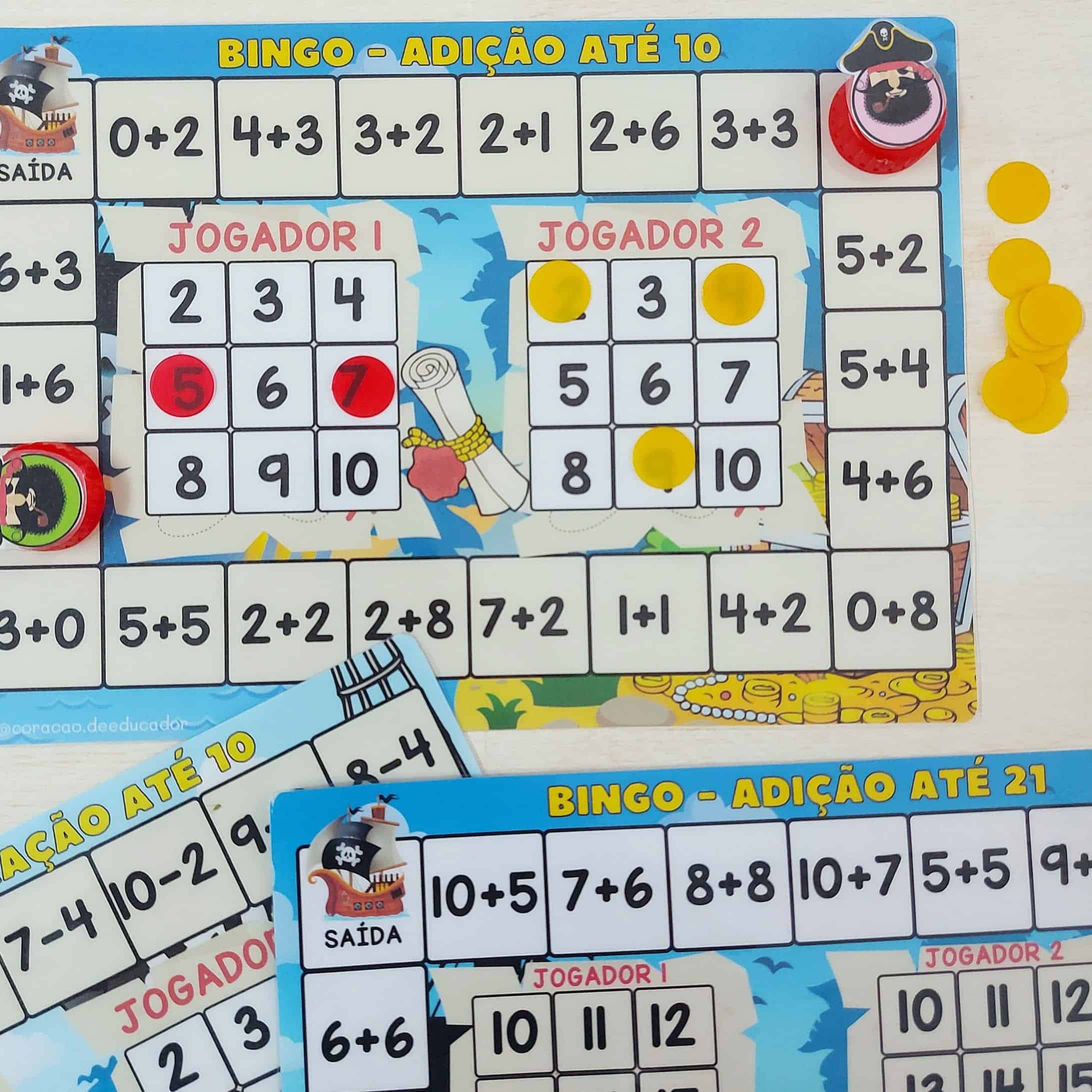 Bingo - Tabuleiro Pirata - Bingo