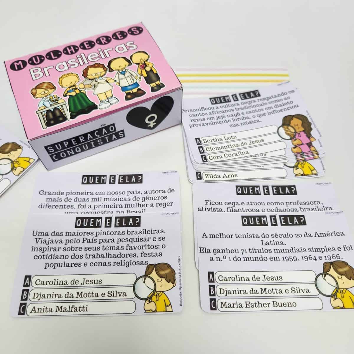 Jogo - Quem é Ela? Mulheres do Brasil - Dia Internacional da Mulher