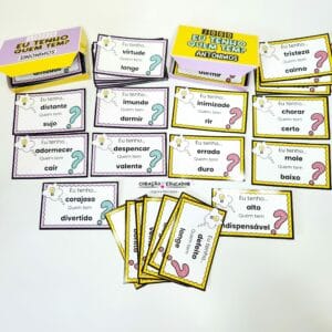 Jogo Eu Tenho - Quem Tem? Sinônimos e Antônimos