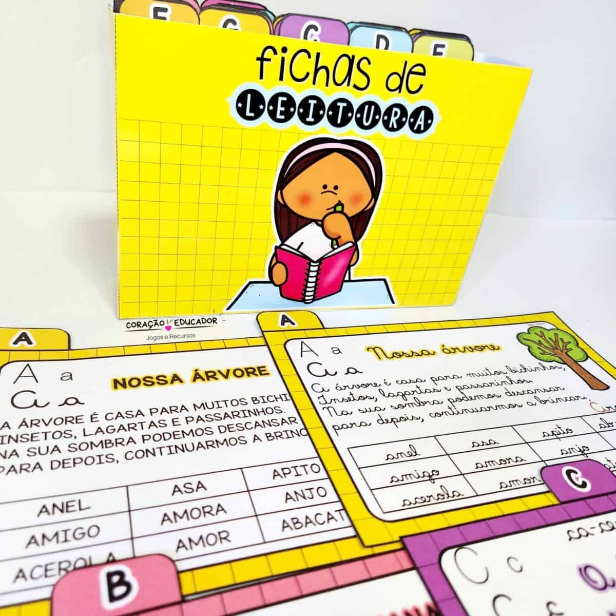Fichas de Leitura - Alfabetização