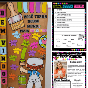 Transforme sua sala de aula com o Kit Sala de Aula - Edição Cores! Completo, criativo e ideal para organizar, decorar e engajar. Apenas R$ 20,00!
