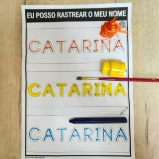 Aprendendo meu nome - Letras e Sons