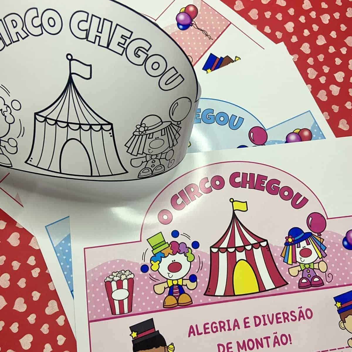 Kit Circo - Atividades e Lembrancinhas - Dia do Circo