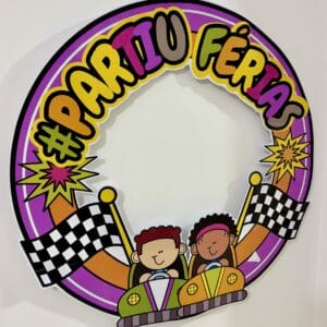 Decoração para Bambolê - Tema #PartiuFérias