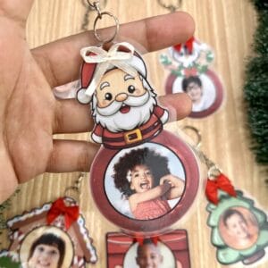 Natal, Chaveiros Natalinos, Personalizáveis no Canva, Lembrancinhas de Natal, Decoração Natalina, Presentes Personalizados, Enfeites de Natal, DIY Natal, Criatividade no Nata