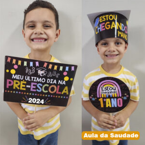 Plaquinha - Aula da Saudade