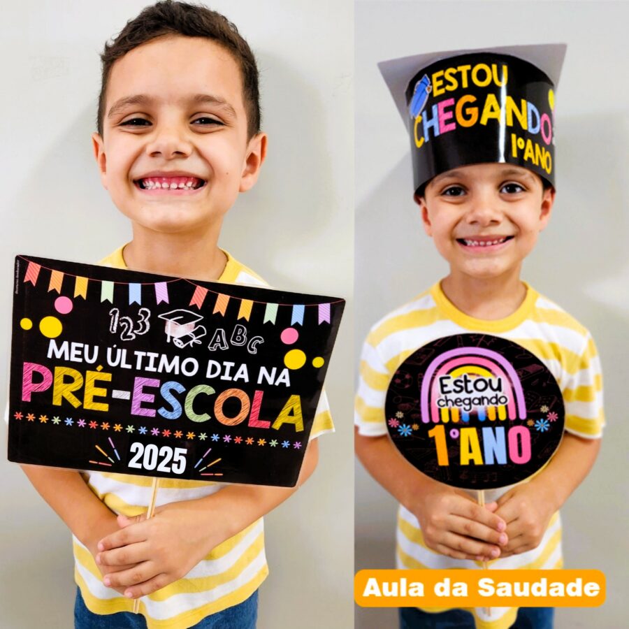 Plaquinha - Aula da Saudade
