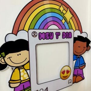 Decoração para Bambolê - Tema "Meu 1º Dia"