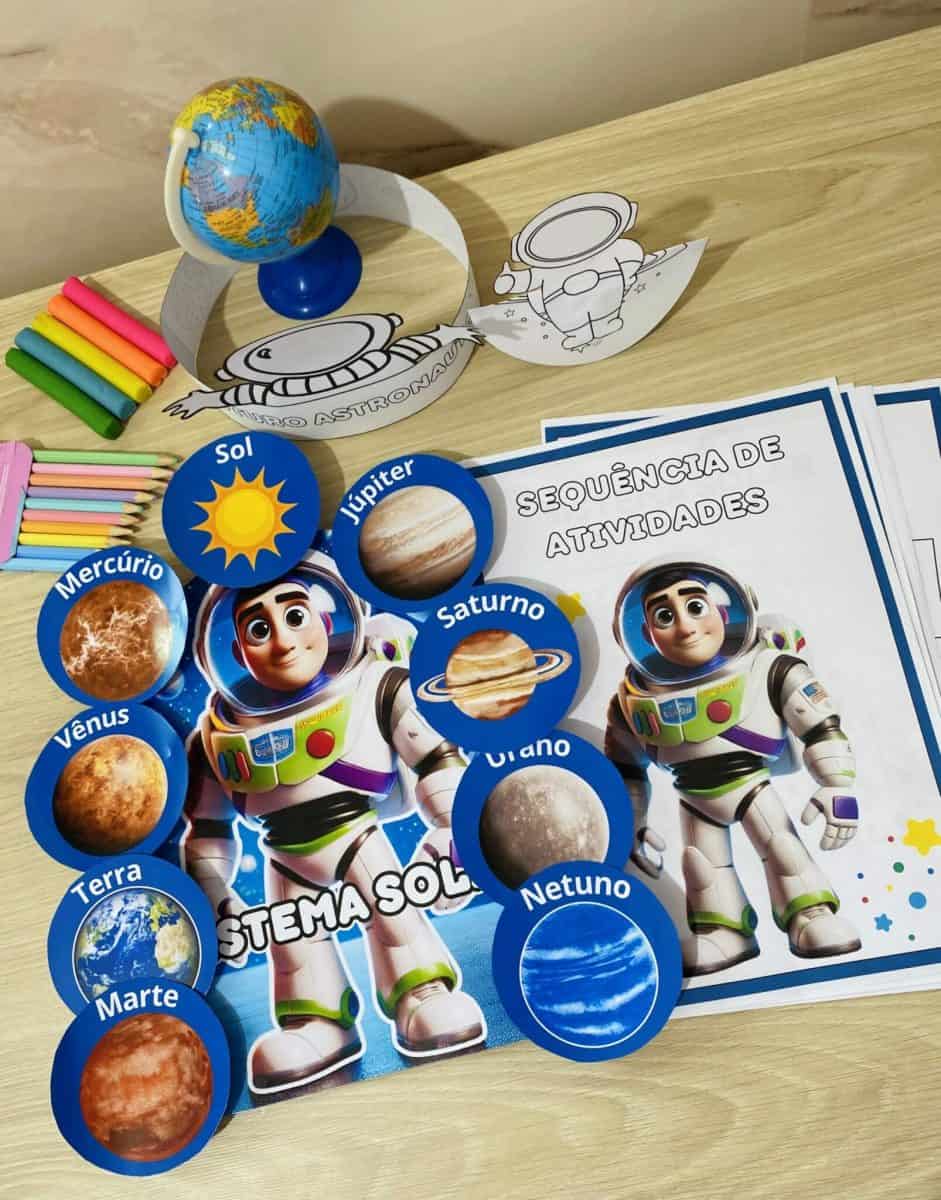 Sistema Solar Lúdico - Atividades de Sala de Aula