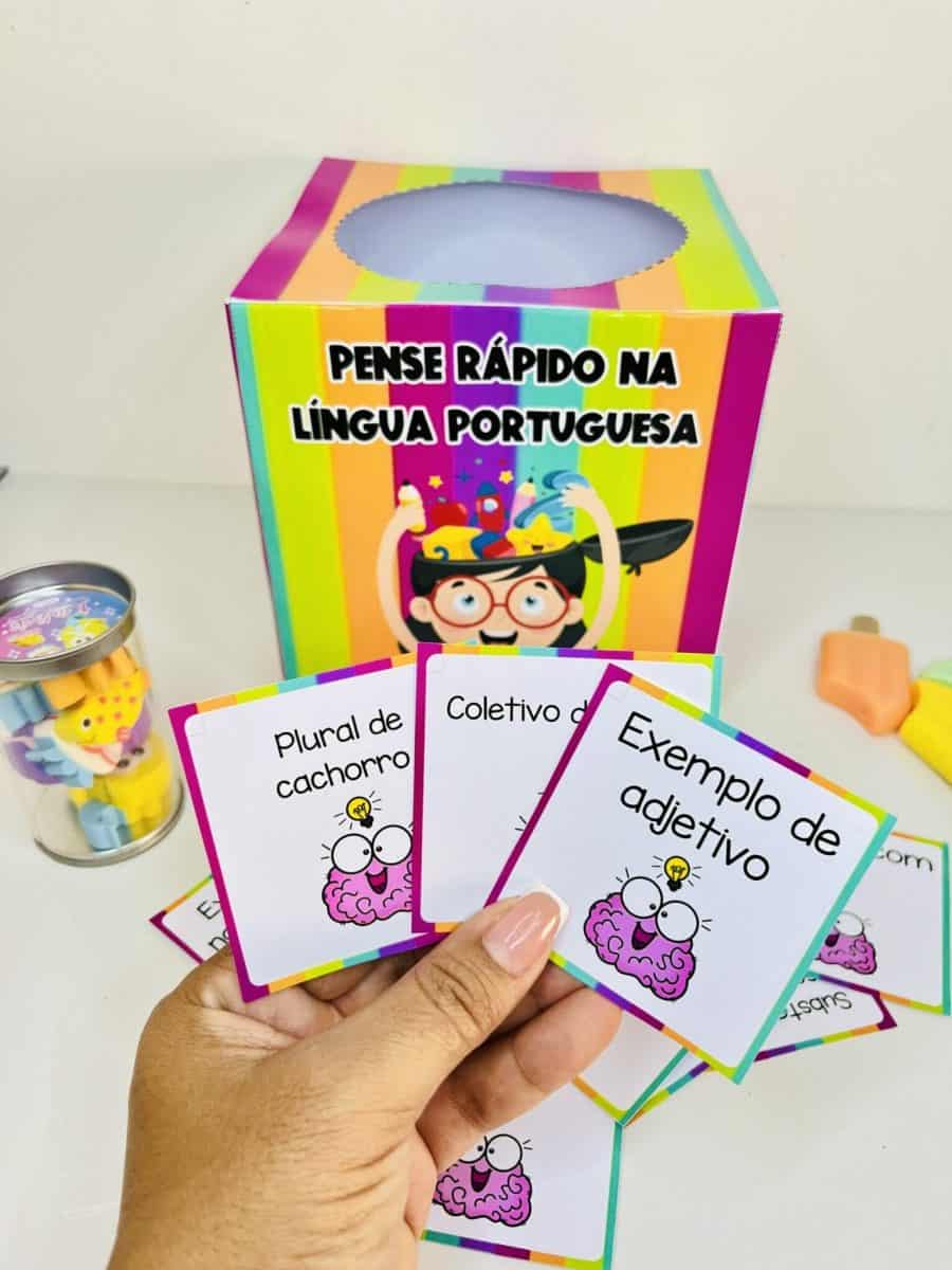 Caixa Pense Rápido na Língua Portuguesa - Língua Portuguesa