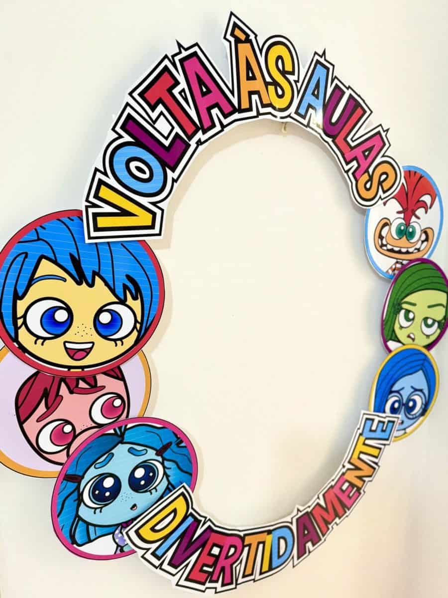 Decoração Bambolê - Volta às Aulas - Divertidamente - Decoração Escolar