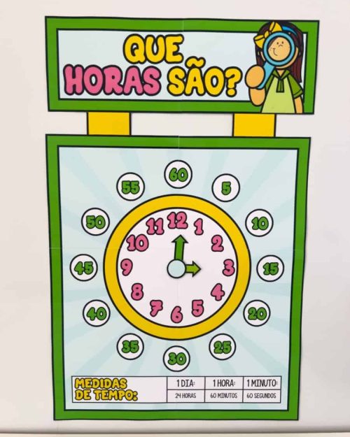 Relógio Interativo - Atividades de Sala de Aula