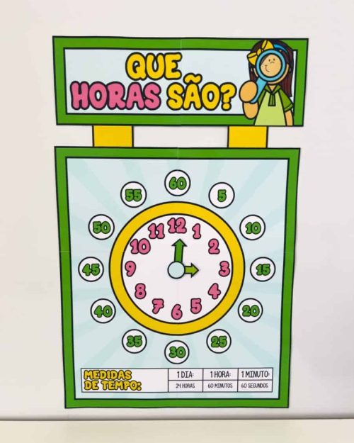 Relógio Interativo - Atividades de Sala de Aula