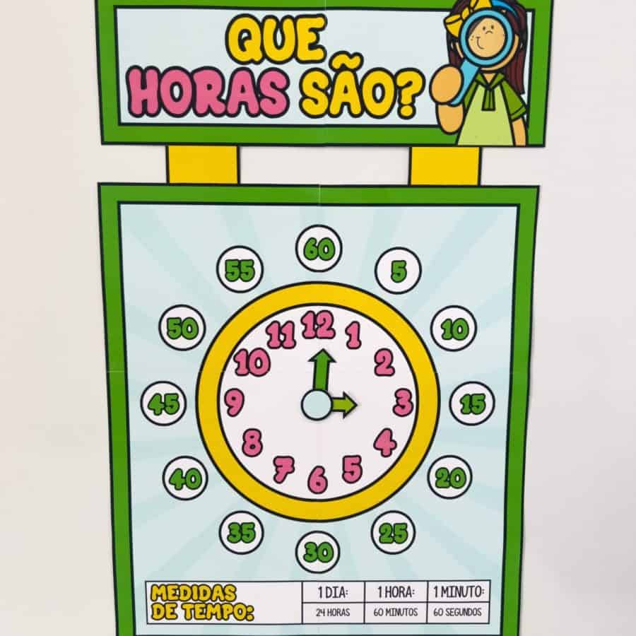 Relógio Interativo - Atividades de Sala de Aula