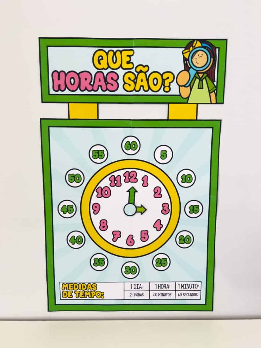 Relógio Interativo - Atividades de Sala de Aula