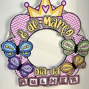 Decoração para Bambolê - Dia da Mulher