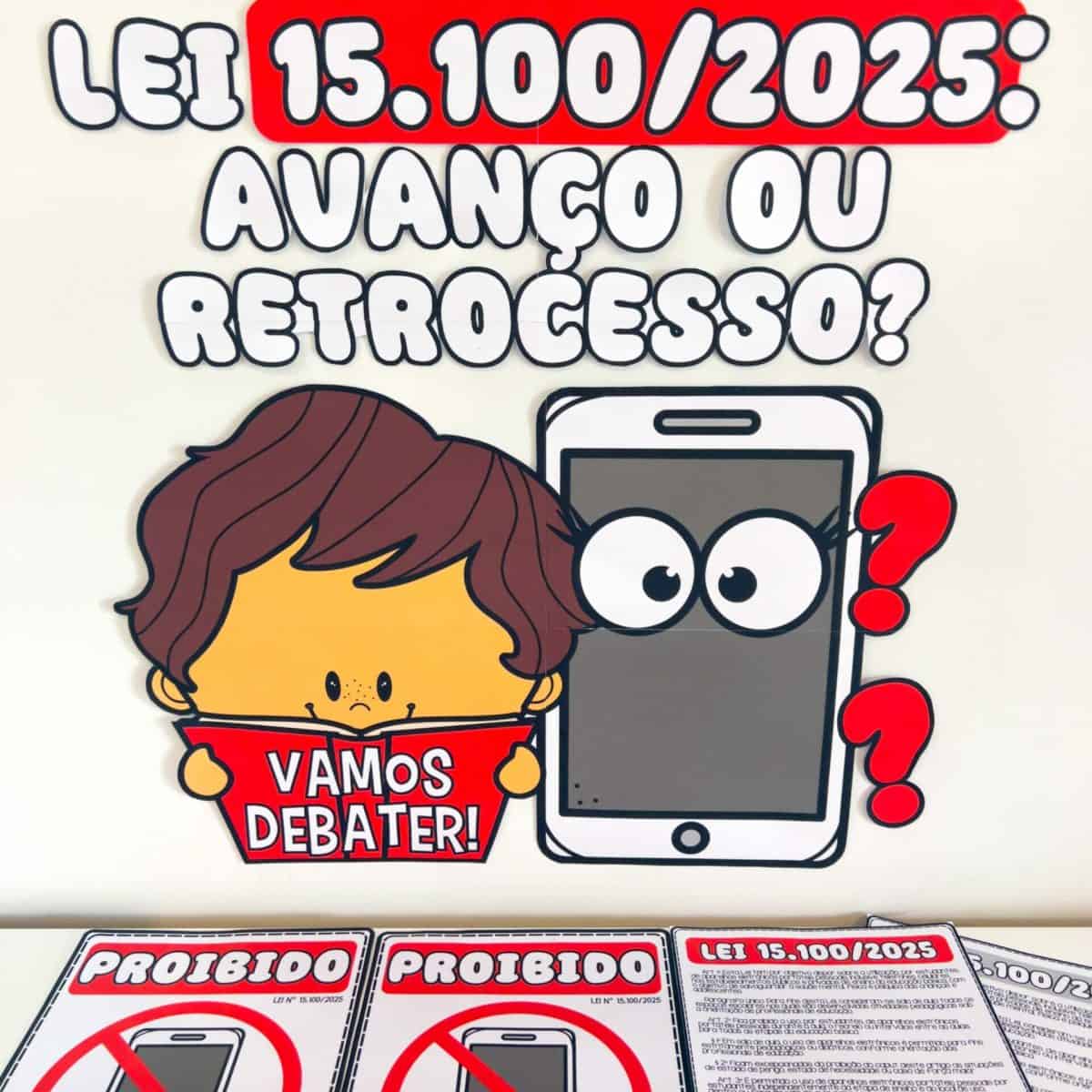 Debate Lei Restrição ao Celular - Apoio Visual