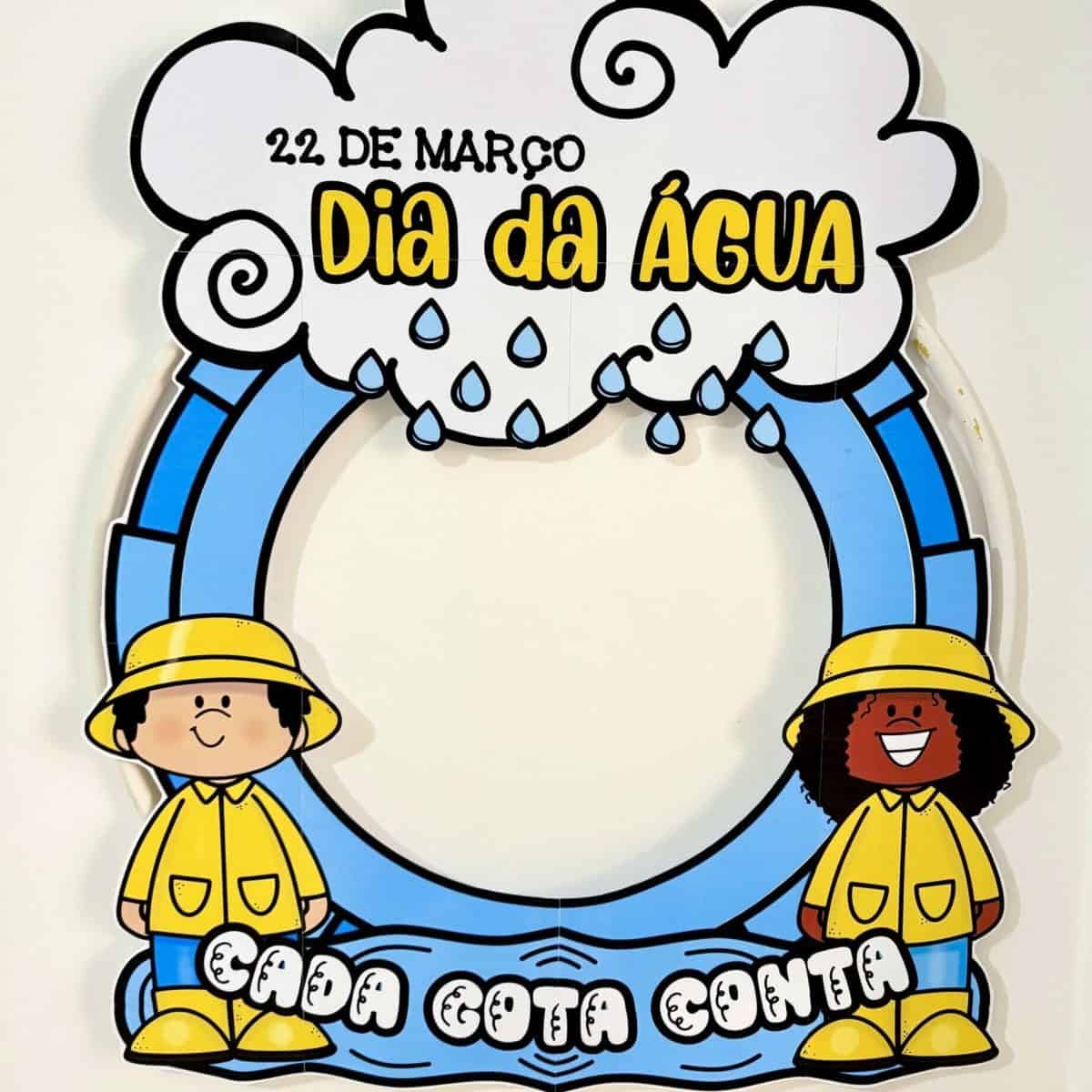 Decoração para Bambolê - Dia da Água - Dia da Água