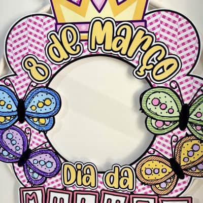 Decoração para Bambolê - Dia da Mulher - Dia Internacional da Mulher