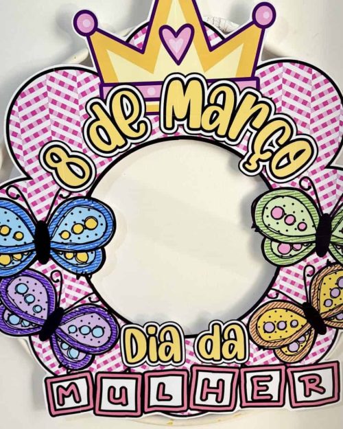 Decoração para Bambolê - Dia da Mulher - Dia Internacional da Mulher
