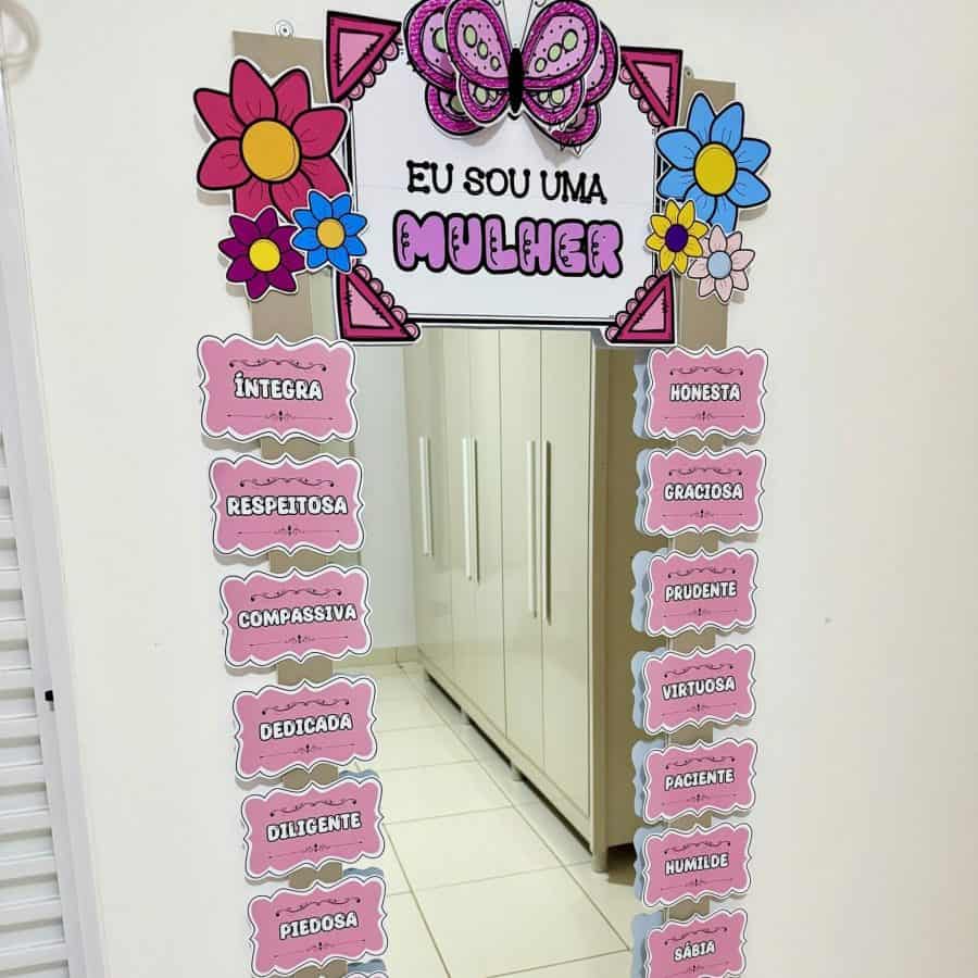 Espelho das Afirmações - Dia da Mulher - Dia Internacional da Mulher