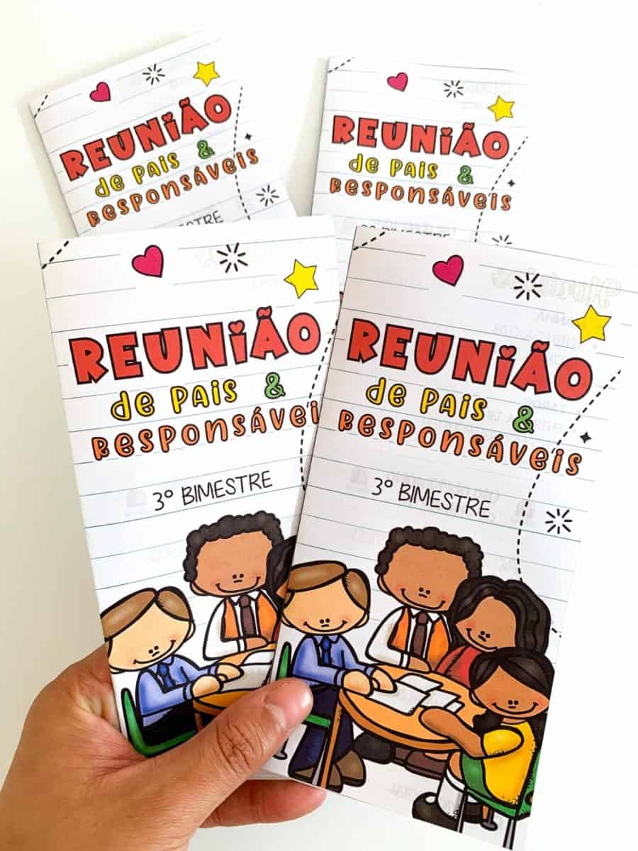 Folder Reunião de Pais Editável - Reunião de Pais