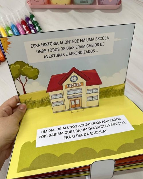 Livro 3D - O Dia da Escola - Dia da Escola