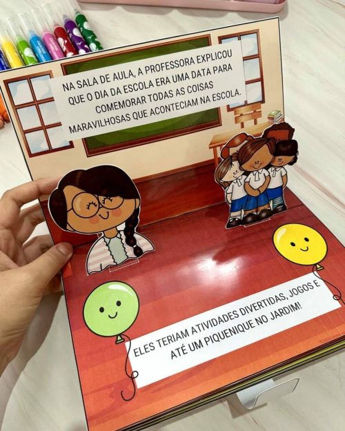 Livro 3D - O Dia da Escola - Dia da Escola