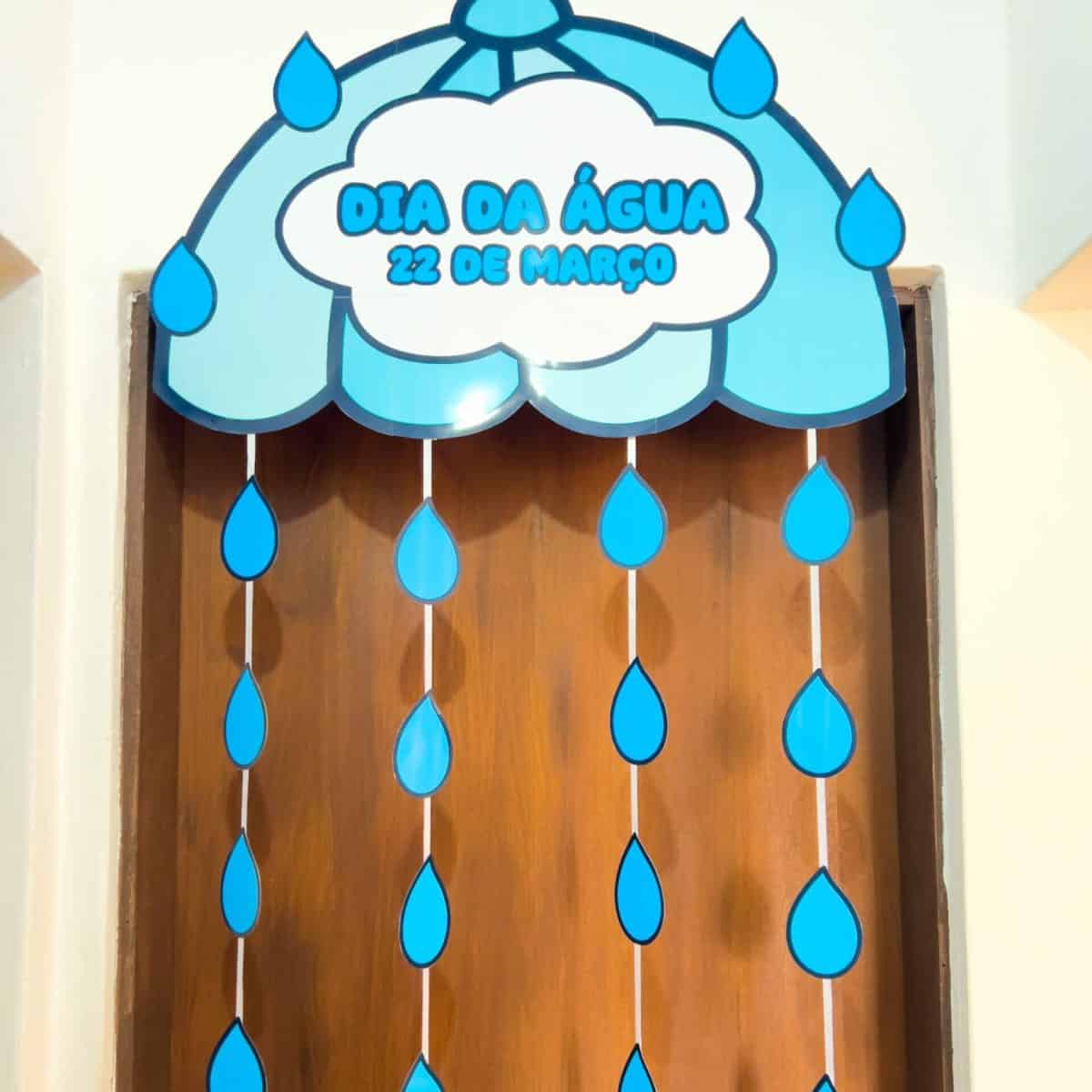 Decoração de Porta - Dia da Água - Dia da Água
