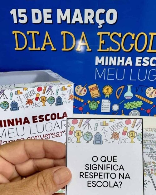 Caixa de Perguntas - Dia da Escola - Dia da Escola