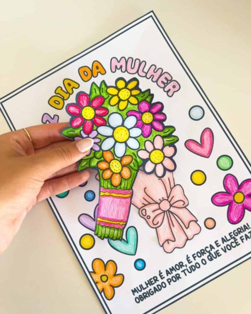 Cartão Dia da Mulher - Dia Internacional da Mulher
