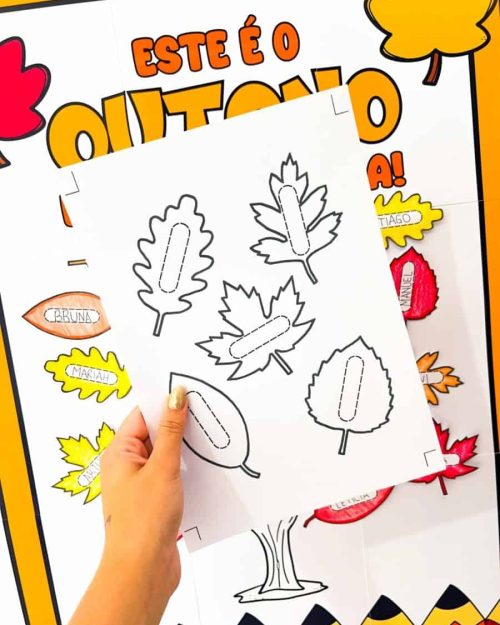 Cartaz Outono da Nossa Turma - Outono