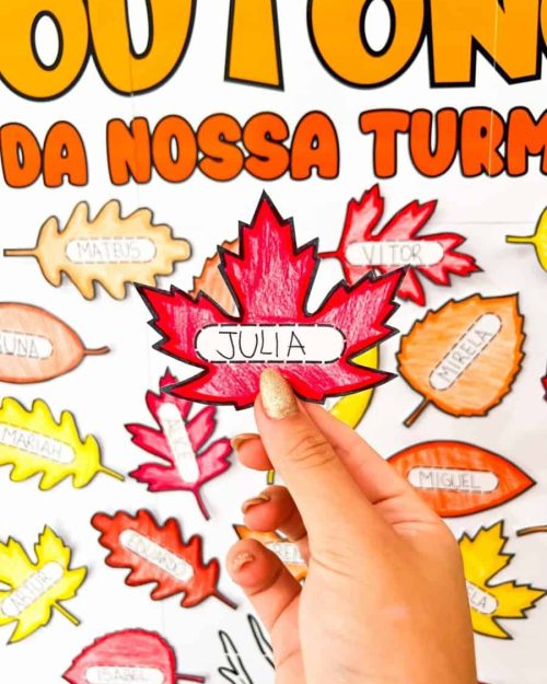 Cartaz Outono da Nossa Turma - Outono