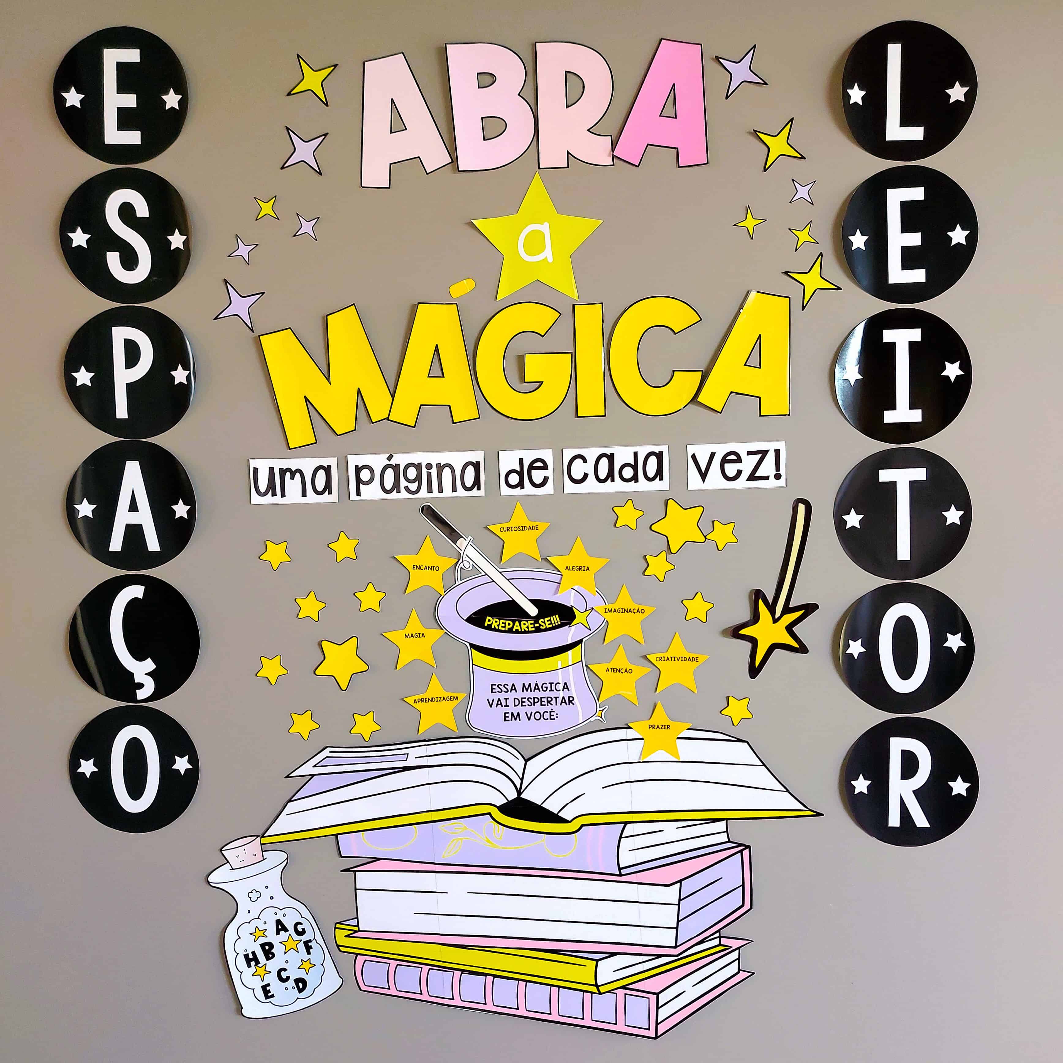Decoração - Espaço Leitor - Decoração Escolar
