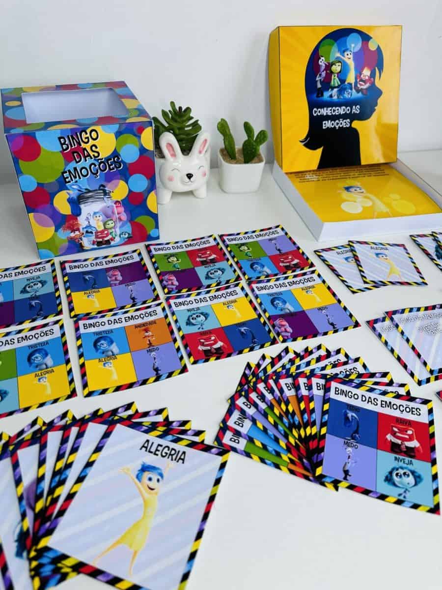 Kit das Emoções - Bingo