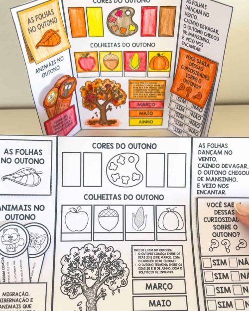 Lapbook de Outono - Outono