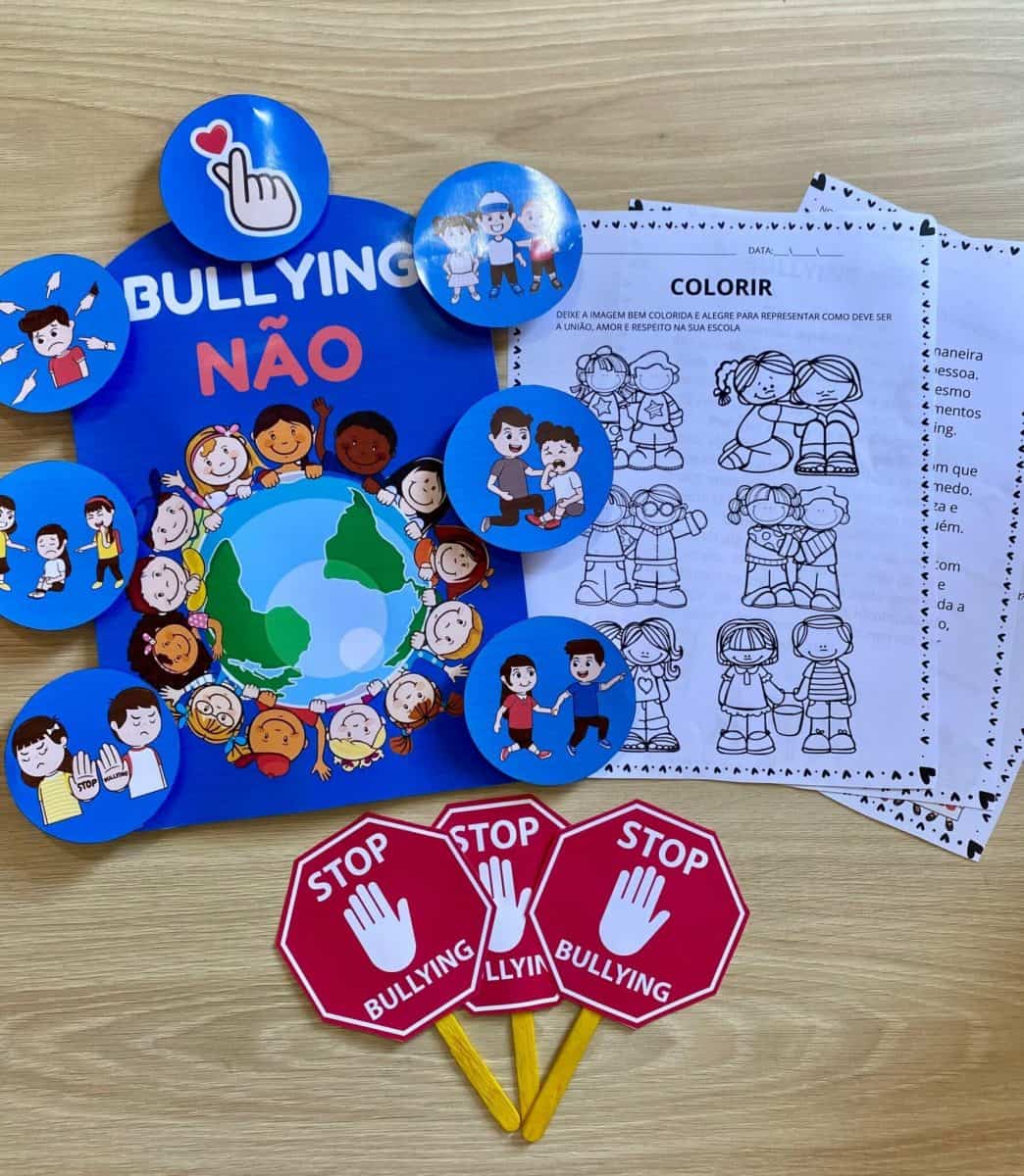 Luva - Bullying Não - Bullying