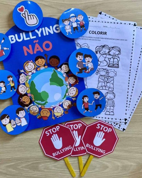 Luva - Bullying Não - Bullying