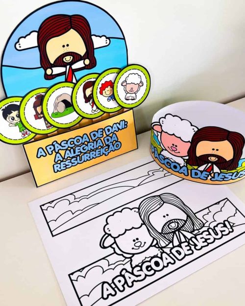 Luva Interativa - A Páscoa de Jesus - Páscoa