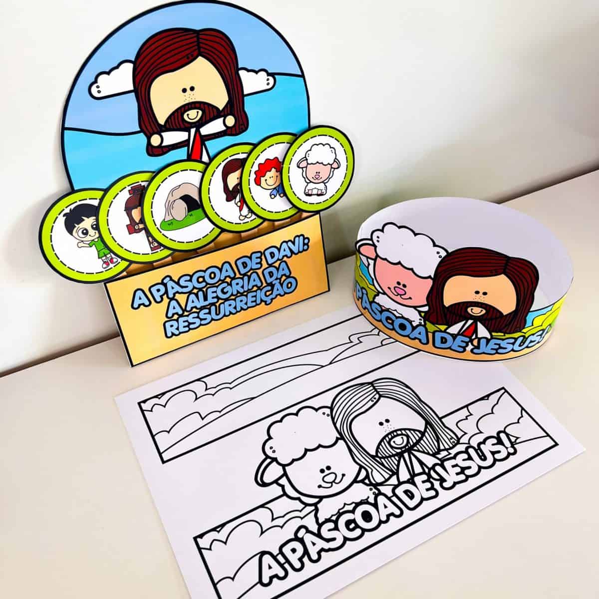 Luva Interativa - A Páscoa de Jesus - Páscoa