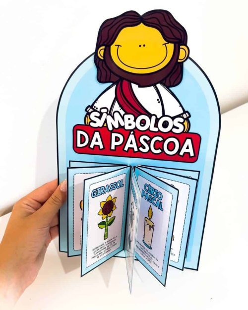 Luva Livro Símbolos da Páscoa - Páscoa