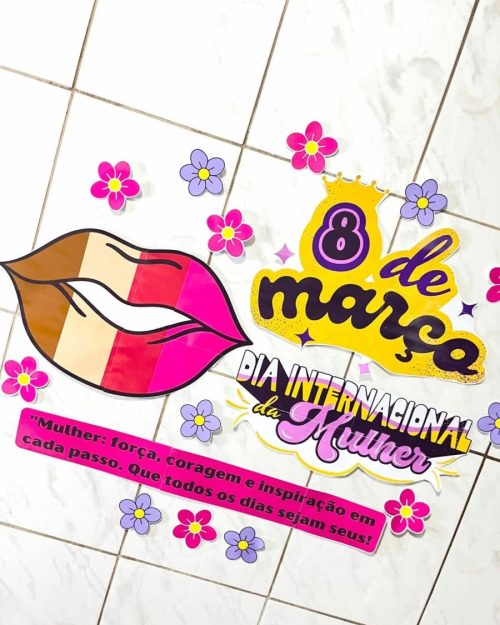 Painel - Dia da Mulher - Dia Internacional da Mulher