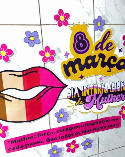 Painel - Dia da Mulher - Dia Internacional da Mulher
