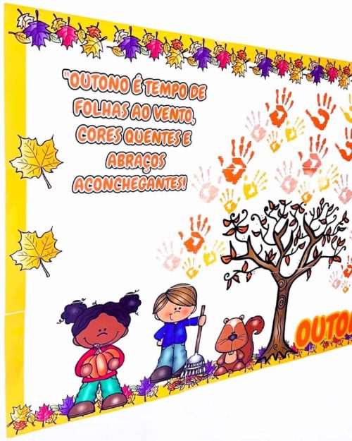 Painel Interativo do Outono - Outono