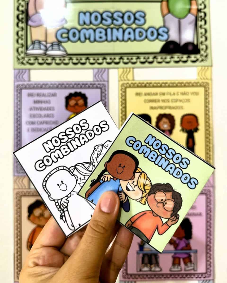 Painel Nossos Combinados - Apoio Visual