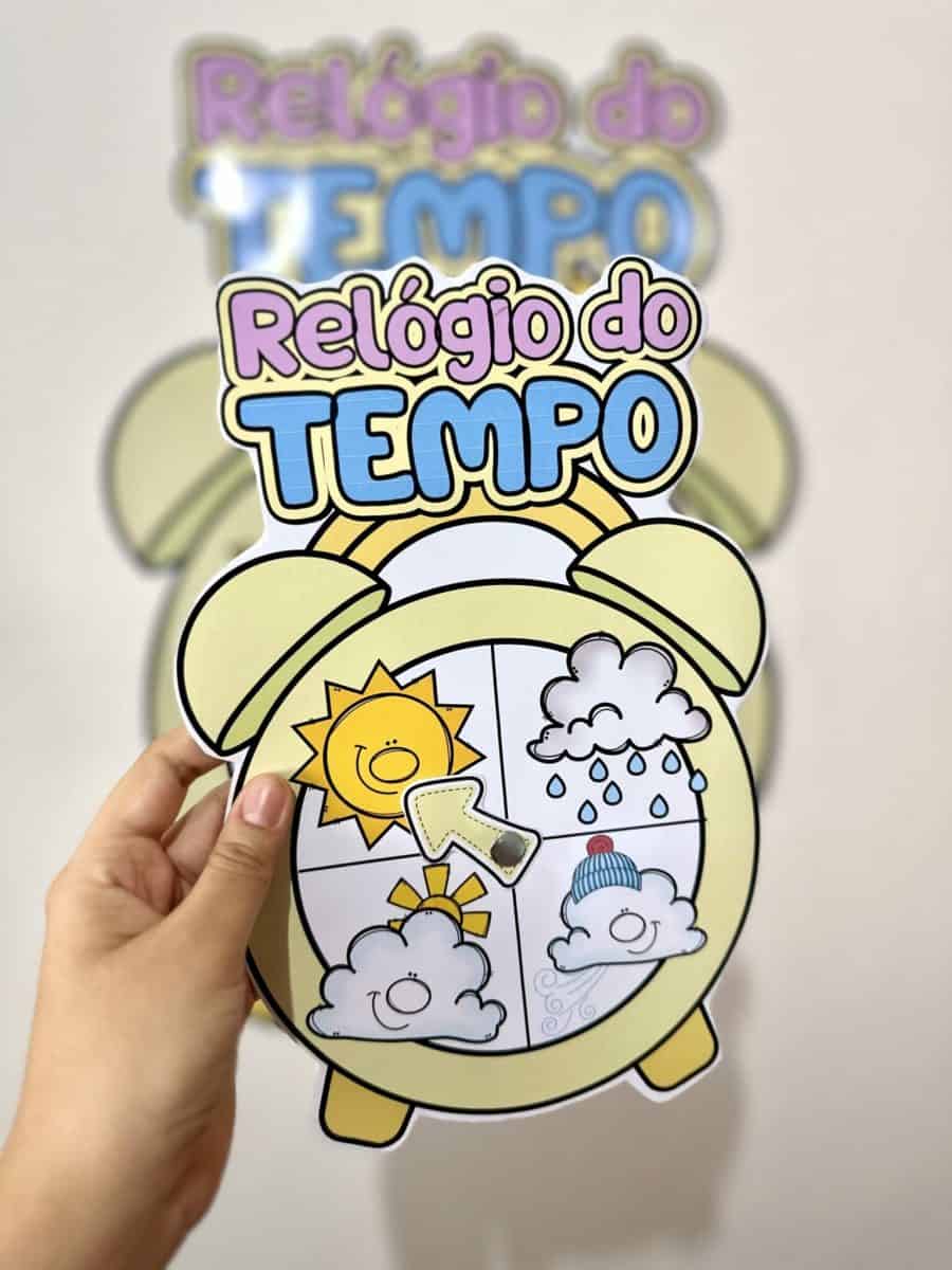 Relógio do Tempo Interativo - Apoio Visual