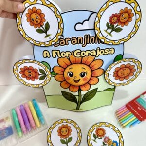 Luva - Laranjinha: A Flor Corajosa!