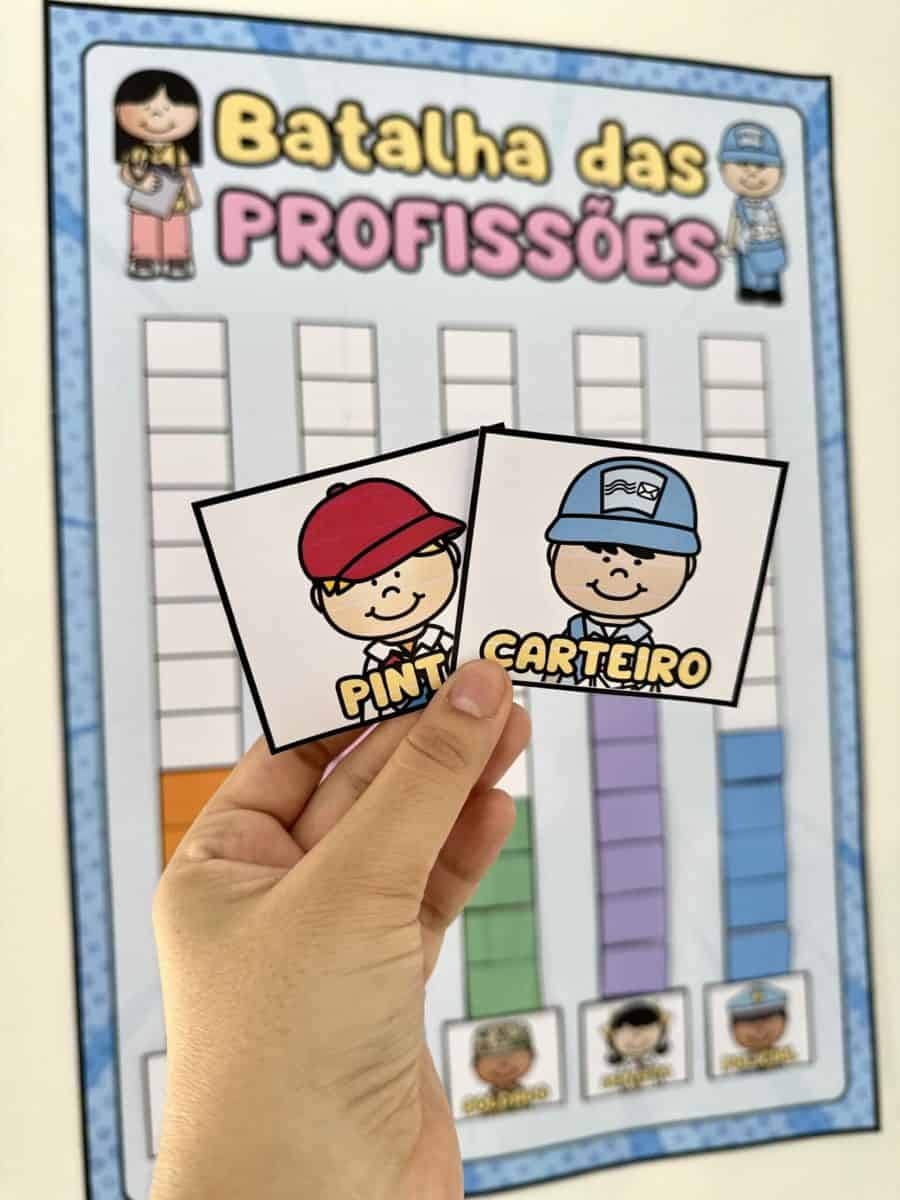 Dinâmica Batalha das Profissões - Dia do Trabalho