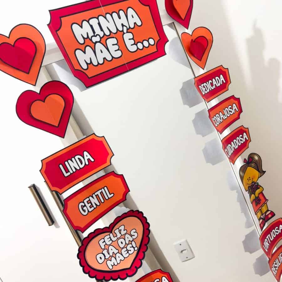 Espelho de Afirmações - Dia das Mães - Dia das Mães