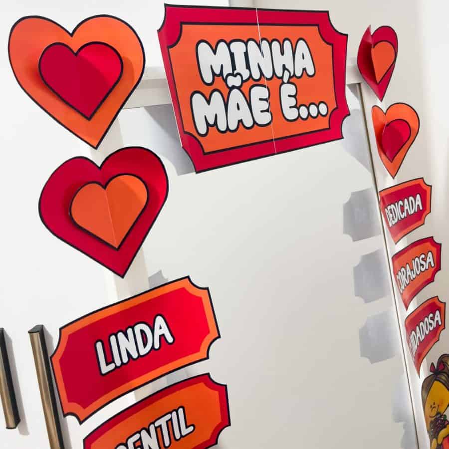 Espelho de Afirmações - Dia das Mães - Dia das Mães